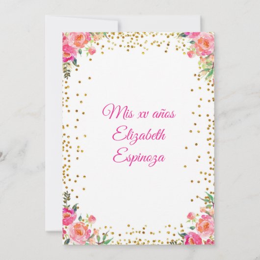 Invitation Quinceanera Mis (Dos)