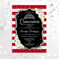 Quinceanera - Noir Rouge Blanc Argent