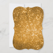 Invitation Quinceañera Pailleté Or (Dos)