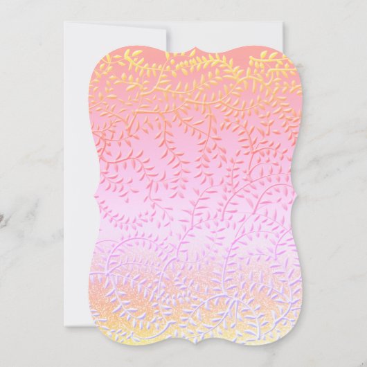 Invitation Quinceanera Papillon rose 15e anniversaire (Dos)