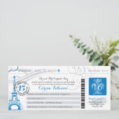 Invitation Quinceanera | Paris (Debout devant)