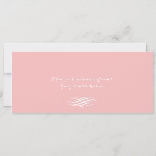 Invitation Quinceanera | Paris Embarquement Pass (Dos)