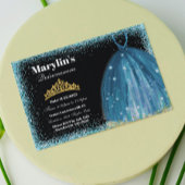 Invitation Quinceañera Parties scintillant turquoise