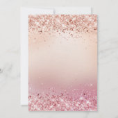 Invitation Quinceanera rose rose rose rose rose luxe (Dos)