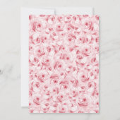 Invitation Quinceanera Silver White Rose Floral Twins (Dos)