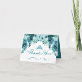 Invitation Quinceanera turquoise (Devant)