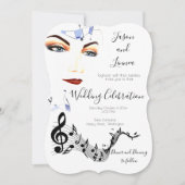 Invitation Quirky Funky Boho Creative (Devant)