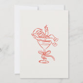 Invitation Quirky Handdrawn Doodles Festive Cocktail Party (Dos)