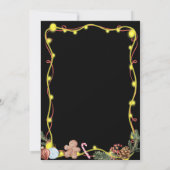 Invitation Quirky Neon Holly Jolly Christmas (Dos)