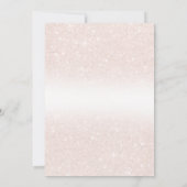 Invitation Quniceanera 15e anniversaire fête Parties scintill (Dos)