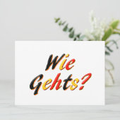 Invitation Quoi de neuf (Debout devant)