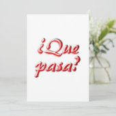 Invitation Quoi de neuf (Debout devant)