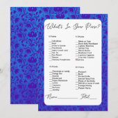 Invitation Quoi de neuf dans votre sac Fête des mariées victo (Devant / Derrière)