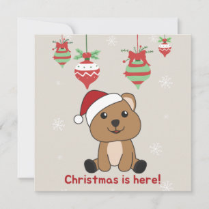 Invitation Quokka Noël Neige Animaux d'hiver Quokkas Invit