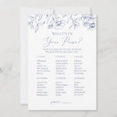 Invitation Qu'y a-t-il dans votre jeu de Fêtes des mariées fl (Devant)