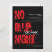 Invitation R.I.P Blood & Chain Skeleton Effrayant Halloween P (Dos)