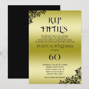 Invitation R.I.P. Fifties, 60e anniversaire gothique