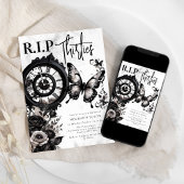 Invitation R.I.P. Trente | Fête du 40e anniversaire