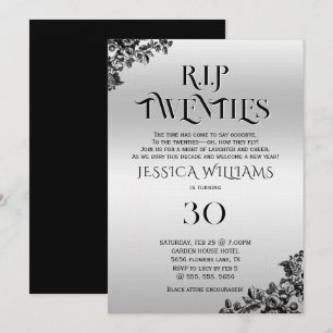 Invitation R.I.P. Twenties, 30e anniversaire gothique