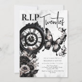 Invitation R.I.P Twenties | Fête d'anniversaire de 30 ans (Devant)
