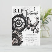 Invitation R.I.P Twenties | Fête d'anniversaire de 30 ans (Debout devant)