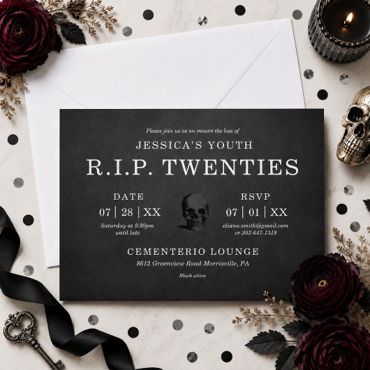 Invitation R.I.P Vingt ans