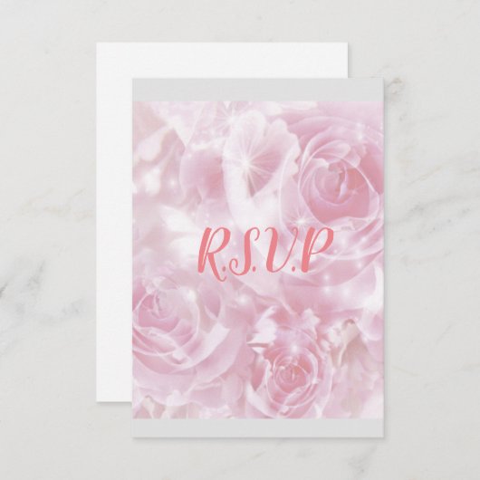 Invitation R.S.V.P Designs by Beverly's Butterflies (Devant / Derrière)