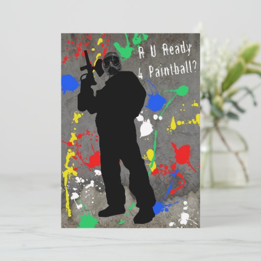 Invitation R U préparent le Paintball 4 ? (Debout devant)