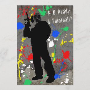 Invitation R U préparent le Paintball 4 ?