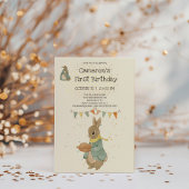 Invitation Rabbit Peter automne Anniversaire de enfant Invita