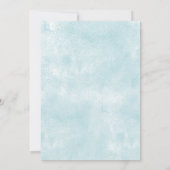 Invitation Rabbit rose Gold Twinkle petit Baby shower étoile (Dos)