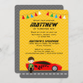 Invitation Race Car (Devant / Derrière)