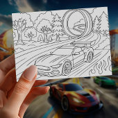 Invitation Race Car Anniversaire Fête Photo Design