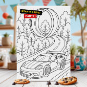 Invitation Race Car Anniversaire Fun