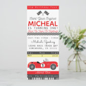 INVITATION RACE CAR PARTY (Debout devant)