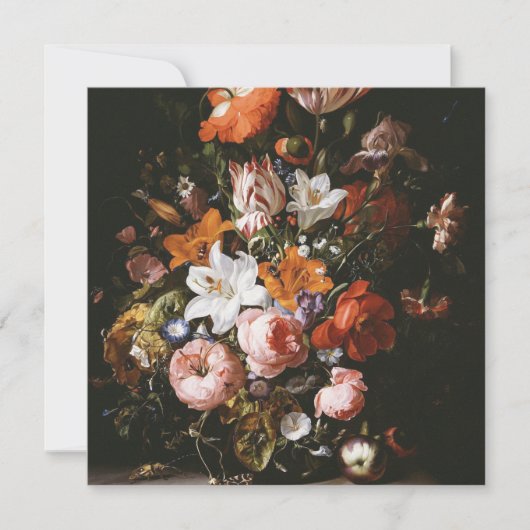 Invitation Rachel Ruysch - Les Fleurs Dans Un Vase De Verre (Devant)