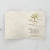 Invitation Racines de l'Arbre à vent Tan Tan Couples douche (Intérieur)