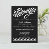 Invitation Racing, choisissez la couleur de votre arrière - p (Debout devant)