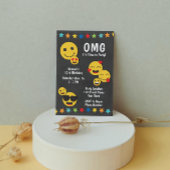 Invitation Rad Emoji fête d'anniversaire