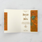 Invitation Radha Krishna peinture murale indienne (Intérieur)