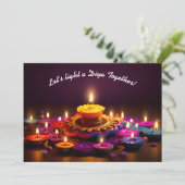 Invitation Radiance magique Diwali (Debout devant)