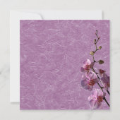 Invitation radiante à l'orchidée (Dos)