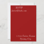 Invitation radiation festive (Dos)