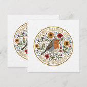 Invitation Radicalized by Basic Decency Bird Design – Vintage (Devant / Derrière)