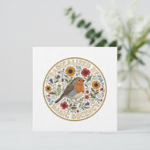 Invitation Radicalized by Basic Decency Bird Design – Vintage (Debout devant)