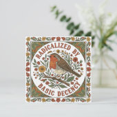 Invitation Radicalized by Basic Decency Bird Illustration  (Debout devant)