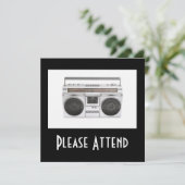 Invitation Radio Boxbox Old School (Debout devant)