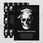 Invitation Radiologie de la fête de graduation gothique du cr (Devant / Derrière)