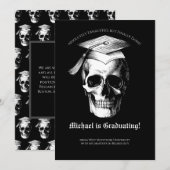 Invitation Radiologie de la fête de graduation gothique du cr (Devant / Derrière)