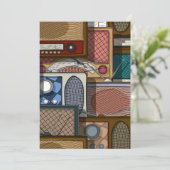 Invitation Radios vintages (Debout devant)